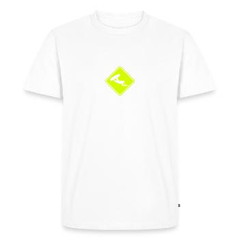 Wakeboarding Roadsign - T-shirt Premium bio Homme - blanc - Devant - Nico (187cm)
