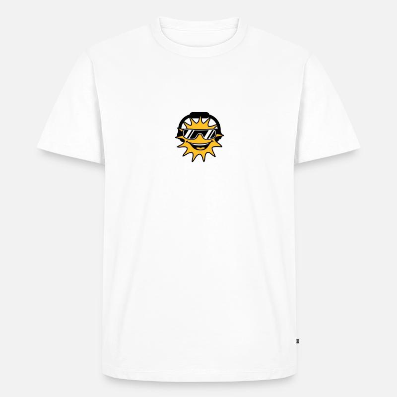 Cool Sun - Männer Premium Bio T-Shirt - Weiß