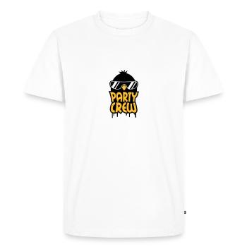 Cool Party Crew Penguin - Men's Premium Organic T-Shirt - white - Front - Nico (187cm)