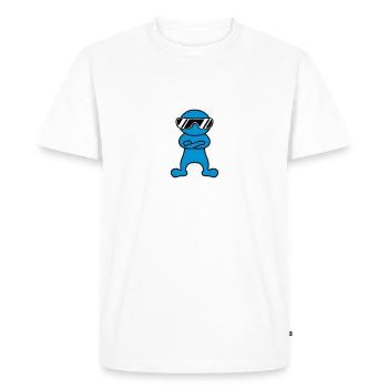 Cool - T-shirt Premium bio Homme - blanc - Devant - Nico (187cm)