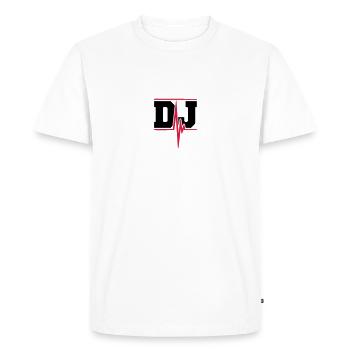 DJ Music Pulse - Men's Premium Organic T-Shirt - white - Front - Nico (187cm)
