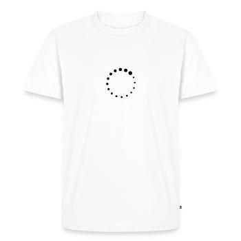 Loading Circle - T-shirt Premium bio Homme - blanc - Devant - Nico (187cm)