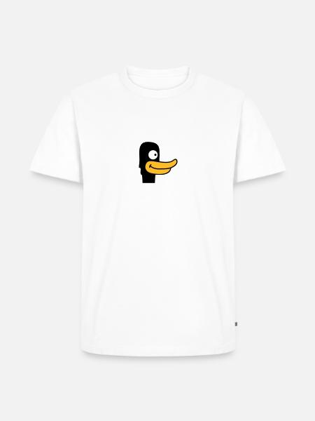 Duck Face - Men's Premium Organic T-Shirt - white