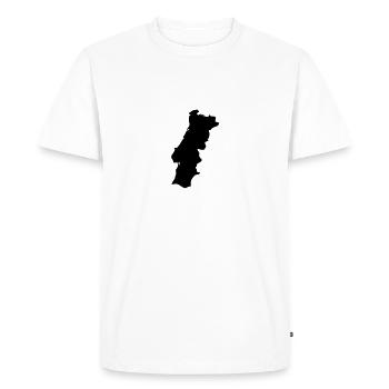 Portugal - Men's Premium Organic T-Shirt - white - Front - Nico (187cm)