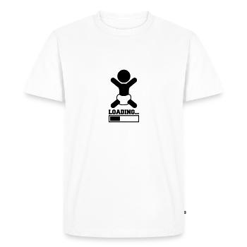 Loading Baby - T-shirt Premium bio Homme - blanc - Devant - Nico (187cm)