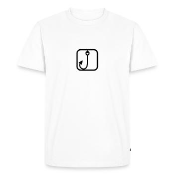 Fishing Sport - T-shirt Premium bio Homme - blanc - Devant - Nico (187cm)