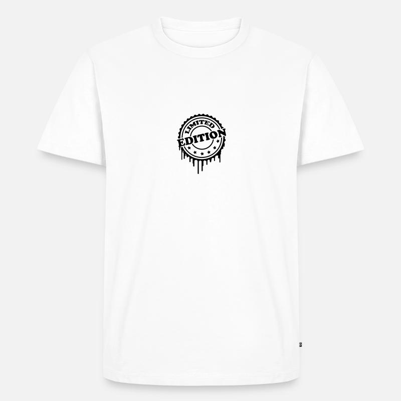 Limited Edition Graffiti - Männer Premium Bio T-Shirt - Weiß