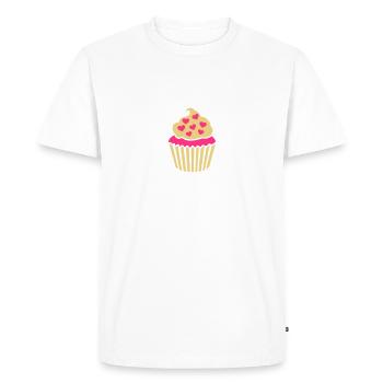 Cupcake - T-shirt Premium bio Homme - blanc - Devant - Nico (187cm)
