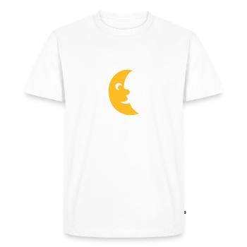 Lune - T-shirt Premium bio Homme - blanc - Devant - Nico (187cm)