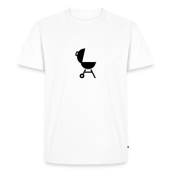 Grill - T-shirt Premium bio Homme - blanc - Devant - Nico (187cm)