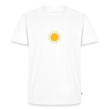 Shining sun - Men's Premium Organic T-Shirt - white - Front - Nico (187cm)