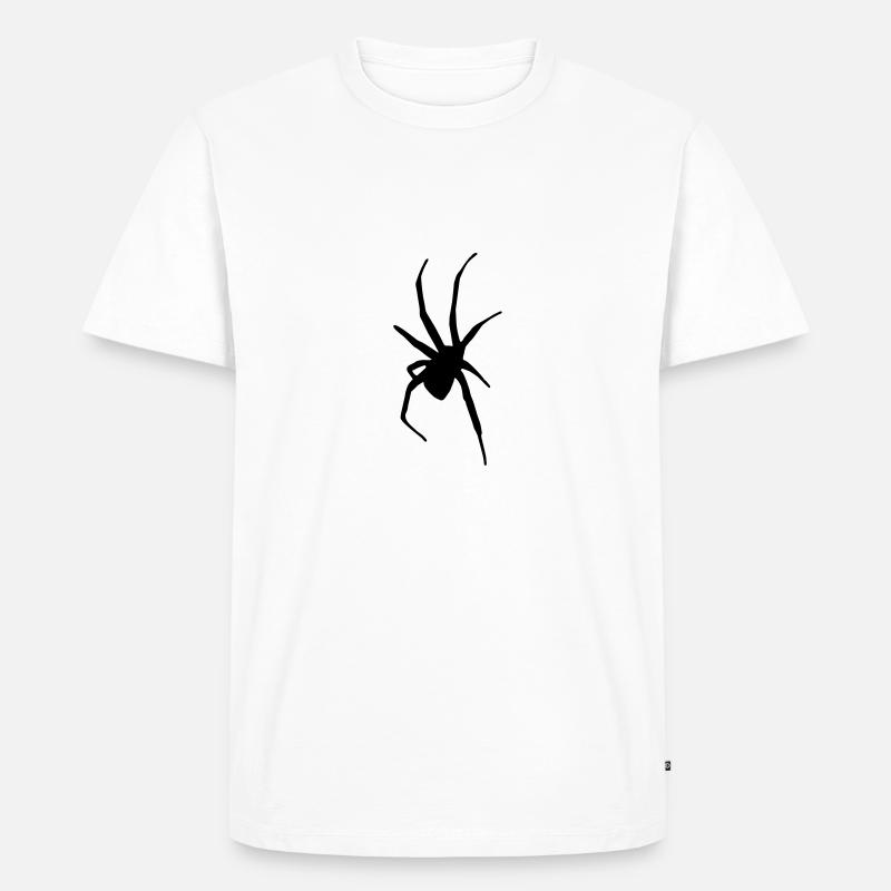 Spinne - Männer Premium Bio T-Shirt - Weiß