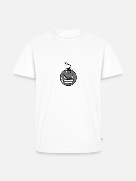 Bomb - Men's Premium Organic T-Shirt - white