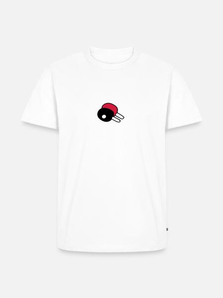 ping pong - Männer Premium Bio T-Shirt - Weiß
