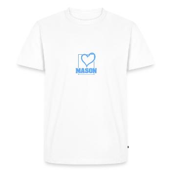 Gift for Mason - Men's Premium Organic T-Shirt - white - Front - Nico (187cm)
