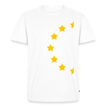 Look partenaire Europe UE - T-shirt Premium bio Homme - blanc - Devant - Nico (187cm)