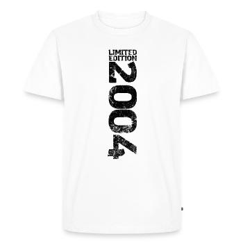 Édition Limitée 2004 18ème Anniversaire Cadeau - T-shirt Premium bio Homme - blanc - Devant - Nico (187cm)