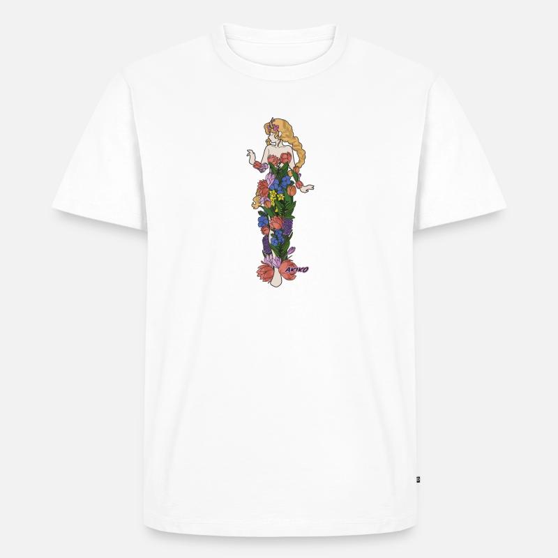 Frühlingskind - Männer Premium Bio T-Shirt - Weiß