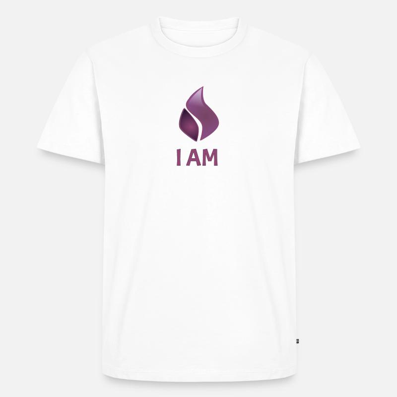 ICH BIN ICH BIN - Männer Premium Bio T-Shirt - Weiß
