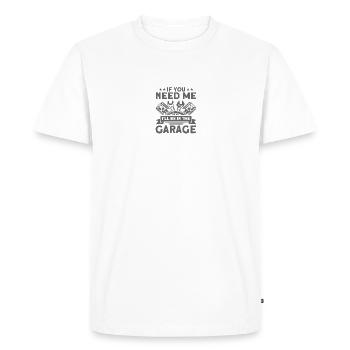 Car Mechanic Car Mechanic Gift - Men's Premium Organic T-Shirt - white - Front - Nico (187cm)