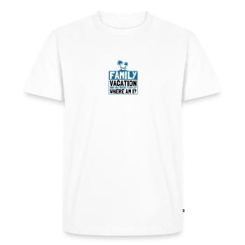 Road Trip Holiday Family Holiday Family Gift - Men's Premium Organic T-Shirt - white - Front - Nico (187cm)