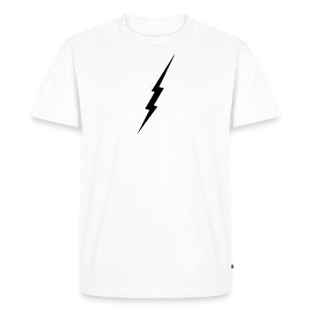 foudre - T-shirt Premium bio Homme - blanc - Devant - Nico (187cm)