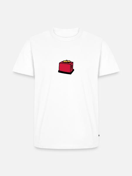 toaster - Men's Premium Organic T-Shirt - white