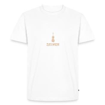 Viola Jaymon - Men's Premium Organic T-Shirt - white - Front - Nico (187cm)