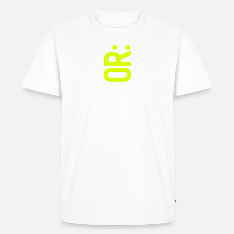 GLADIATOR: (oder ich!) - Männer Premium Bio T-Shirt - Weiß