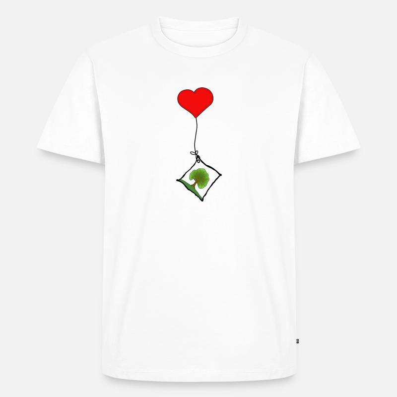 Baum - Männer Premium Bio T-Shirt - Weiß