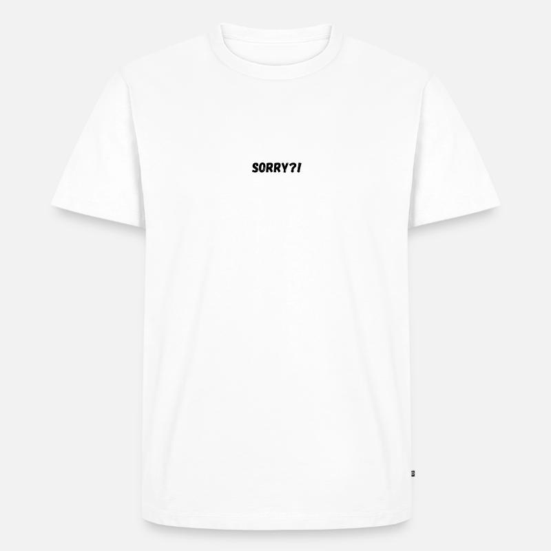 Sorry Bundle - Männer Premium Bio T-Shirt - Weiß