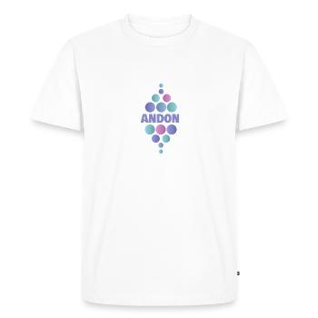 Gift for Andon - Men's Premium Organic T-Shirt - white - Front - Nico (187cm)