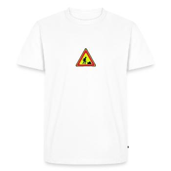 panel work man pelle1 - Men's Premium Organic T-Shirt - white - Front - Nico (187cm)