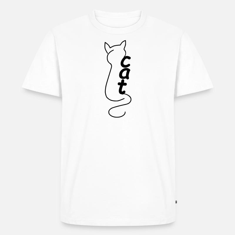 Chat - T-shirt Premium bio Homme - blanc