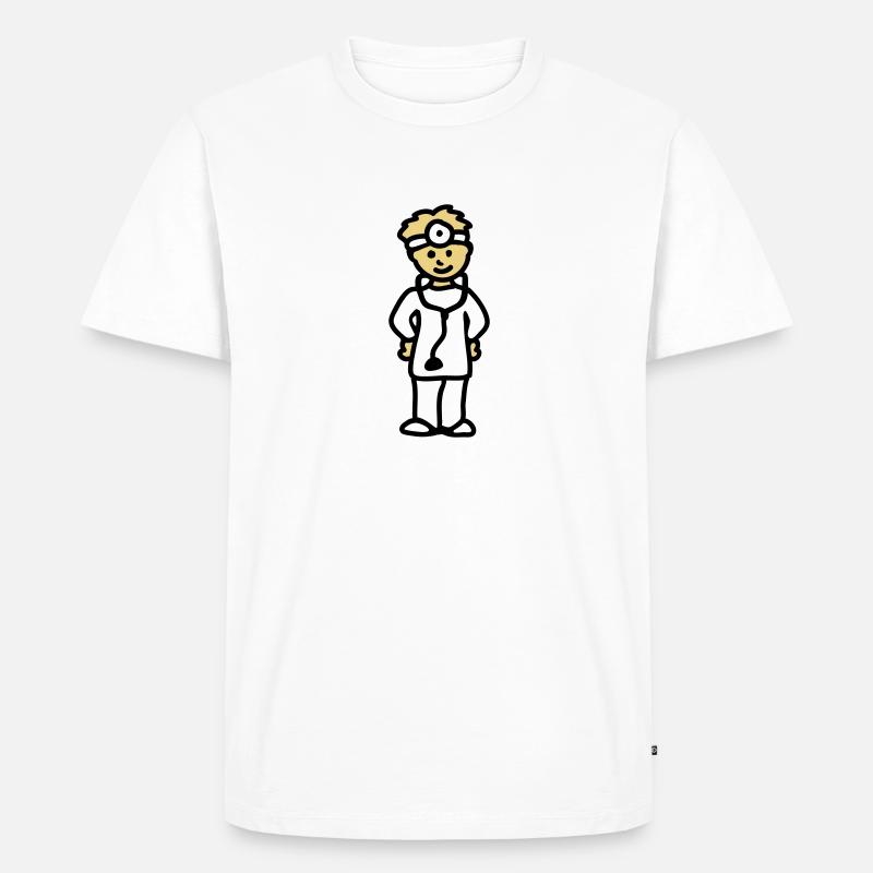 Docteur: 3 - T-shirt Premium bio Homme - blanc