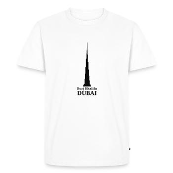 burjkhalifa dubai - Men's Premium Organic T-Shirt - white - Front - Nico (187cm)