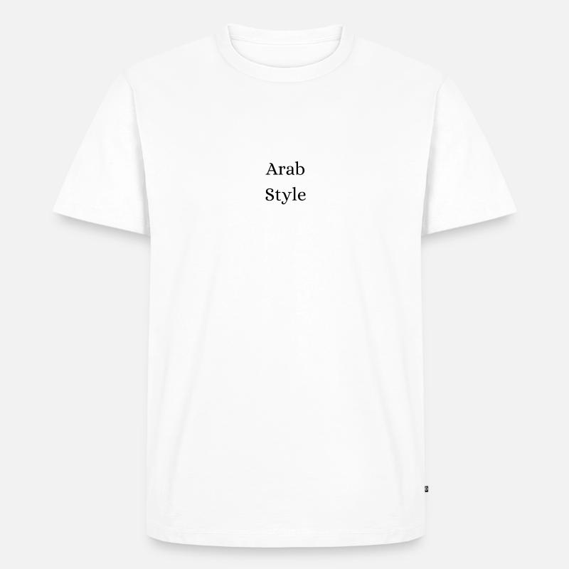 Arab Style - Männer Premium Bio T-Shirt - Weiß