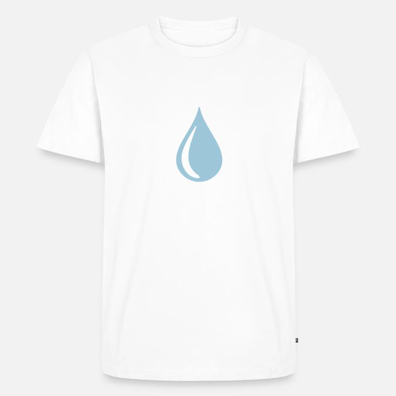 Tear - Men's Premium Organic T-Shirt - white