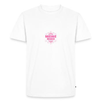 Marie - T-shirt Premium bio Homme - blanc - Devant - Nico (187cm)