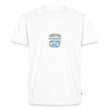 Gift for concrete worker - Men's Premium Organic T-Shirt - white - Front - Nico (187cm)