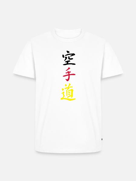 karate germany - Männer Premium Bio T-Shirt - Weiß
