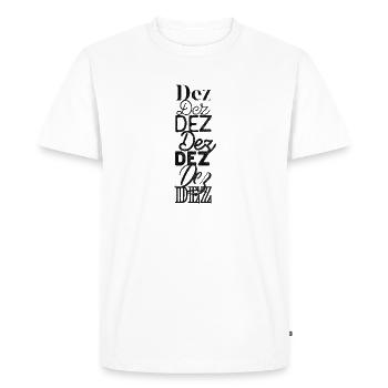 Head - Men's Premium Organic T-Shirt - white - Front - Nico (187cm)