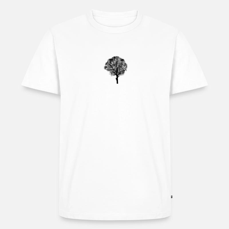 Baum - Männer Premium Bio T-Shirt - Weiß
