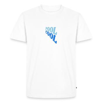 Piscine fraîche - T-shirt Premium bio Homme - blanc - Devant - Nico (187cm)