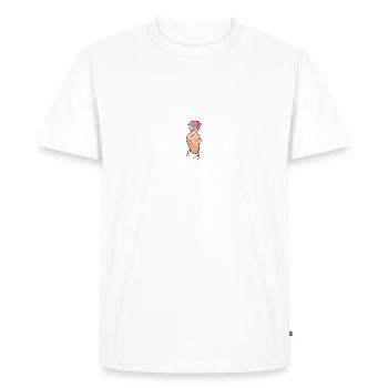 K-Pop K-Drama Corée Pop Pop Musique Drame Cadeau - T-shirt Premium bio Homme - blanc - Devant - Nico (187cm)