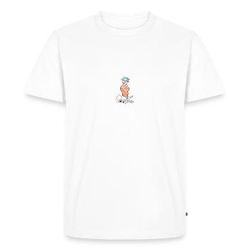 K-Pop K-Drama Corée Pop Pop Musique Drame Cadeau - T-shirt Premium bio Homme - blanc - Devant - Nico (187cm)