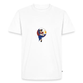 Philippines Filipina Proud Flag Pinay I Gift - Men's Premium Organic T-Shirt - white - Front - Nico (187cm)