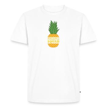 Vitamines pour fruits tropicaux Pineapple Squad - T-shirt Premium bio Homme - blanc - Devant - Nico (187cm)