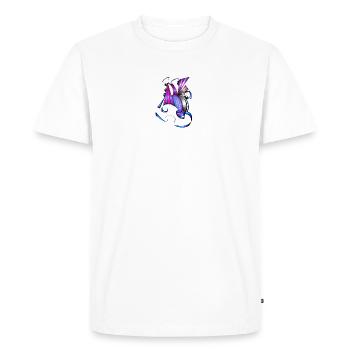 Spirale colorée et fan art - T-shirt Premium bio Homme - blanc - Devant - Nico (187cm)