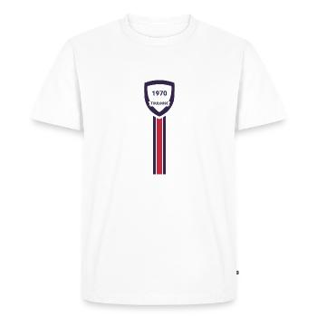 Toulouse football club - T-shirt Premium bio Homme - blanc - Devant - Nico (187cm)